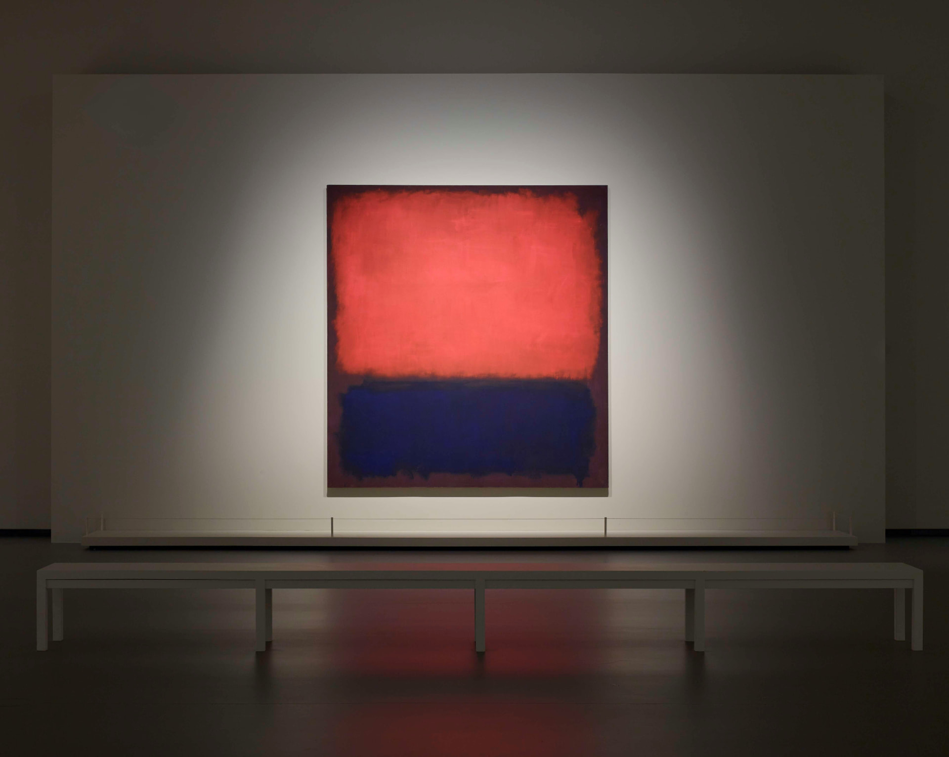 Mark Rothko painting installed at Fondation Louis Vuitton